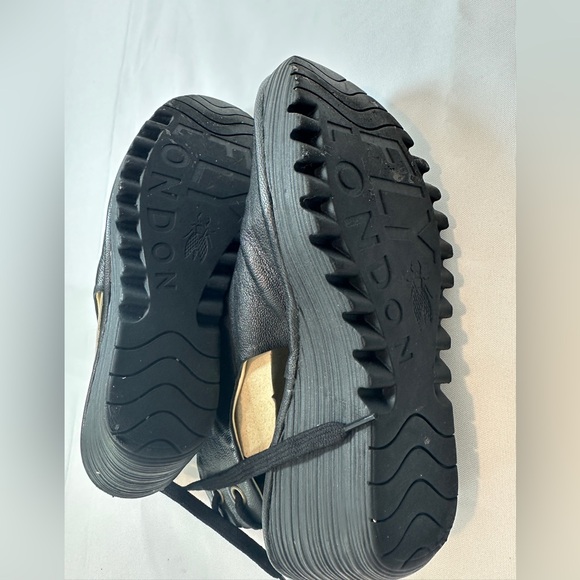 Fly London Black Mules Sleek Minimalist Design 9-9.5 - Picture 8 of 10